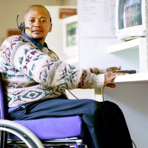 Disabled man square